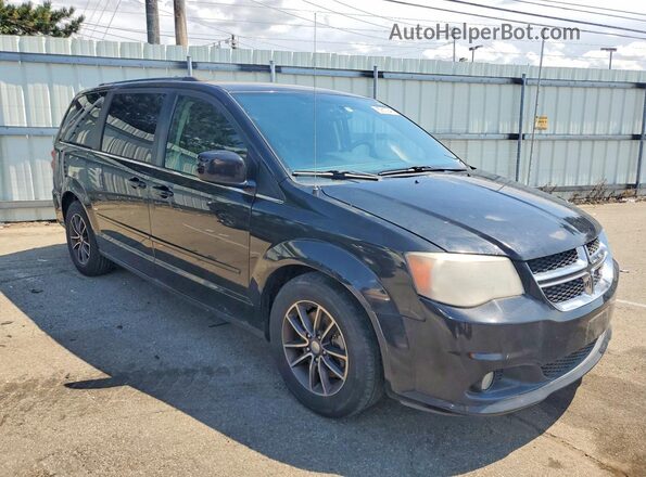 2C4RDGCG0GR353903 2016 DODGE GRAND Черный Передняя правая четверть