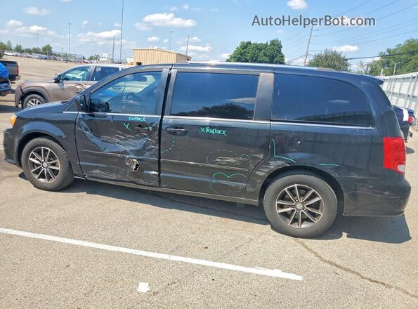 2C4RDGCG0GR353903 2016 DODGE GRAND Черный Задняя левая четверть