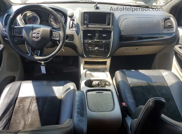 2C4RDGCG0GR353903 2016 DODGE GRAND Черный Вид панели приборов
