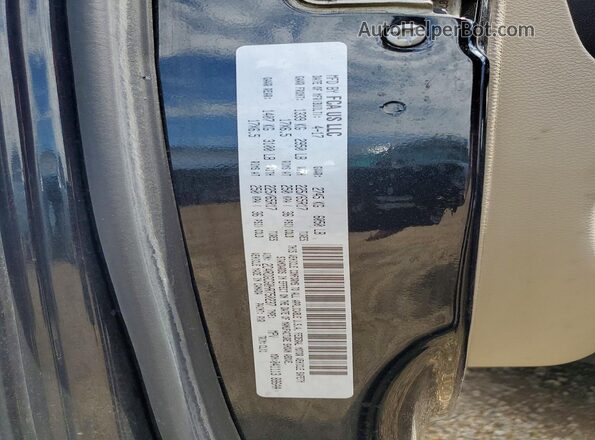2C4RDGCG0HR750237 2017 DODGE GRAND Black Widok wnętrza 360 stopni