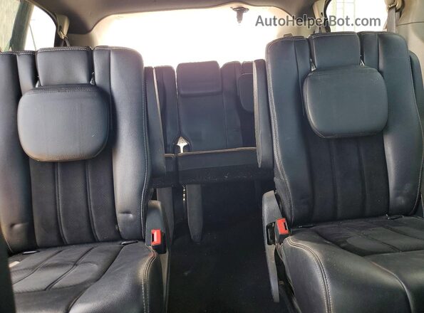 2C4RDGCG0HR750237 2017 DODGE GRAND Black Widok tylnych siedzeń
