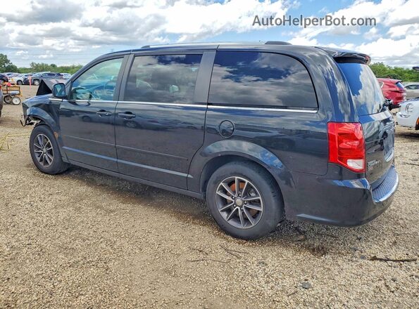 2C4RDGCG0HR750237 2017 DODGE GRAND Black Tył lewy