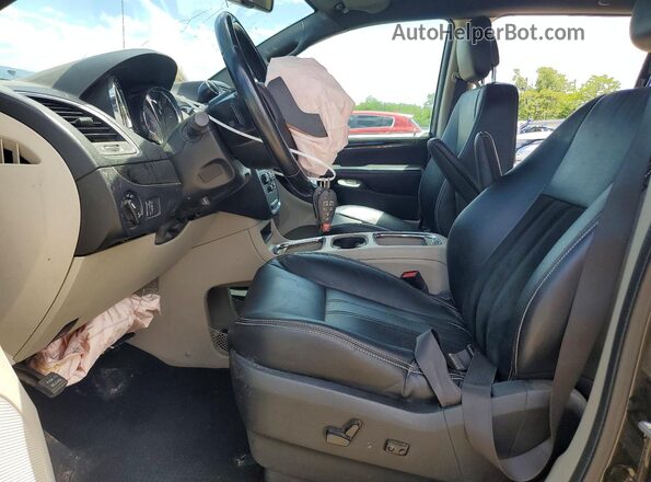 2C4RDGCG0HR750237 2017 DODGE GRAND Black Widok wnętrza z przodu