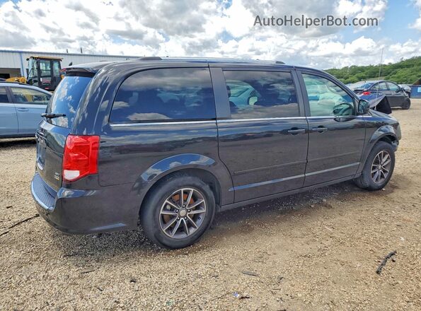 2C4RDGCG0HR750237 2017 DODGE GRAND Black Tył prawy
