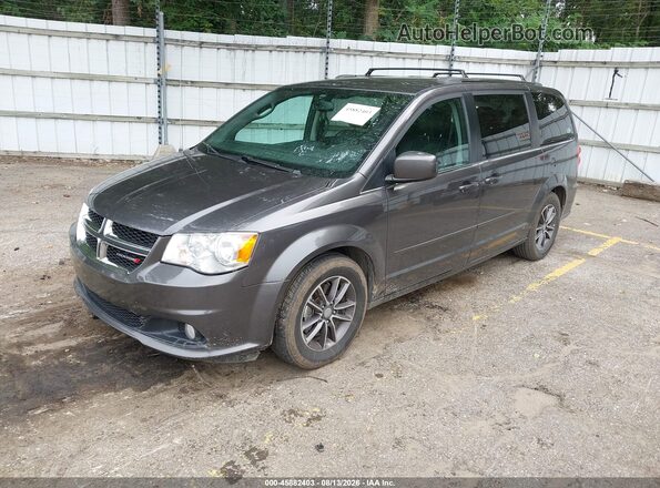 2C4RDGCG0HR790057 2017 DODGE GRAND CARAVAN Gray Vista tres cuartos delantera izquierda