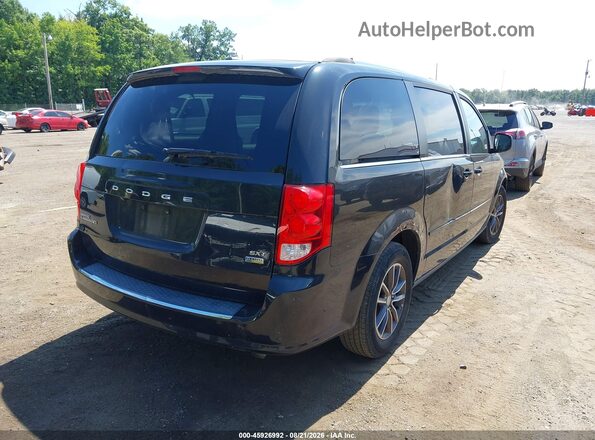 2C4RDGCG0HR853075 2017 DODGE GRAND CARAVAN Black Հետևի աջ
