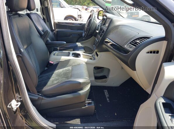 2C4RDGCG0HR853075 2017 DODGE GRAND CARAVAN Black Սալոնի դիմացի տեսք