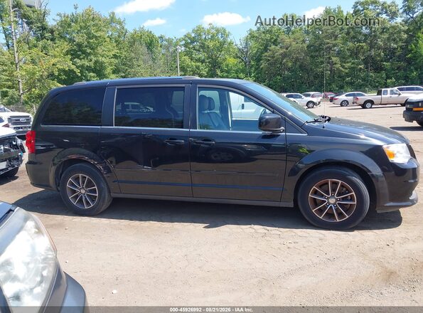 2C4RDGCG0HR853075 2017 DODGE GRAND CARAVAN Black Սալոնի հետևի տեսք