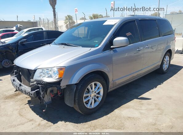 2C4RDGCG0JR265151 2018 DODGE GRAND CARAVAN Gray Передня ліва чверть