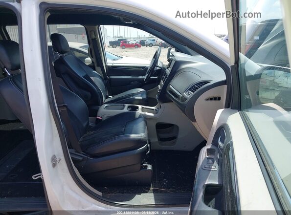 2C4RDGCG0JR328670 2018 DODGE GRAND CARAVAN White წინა სალონის ხედი