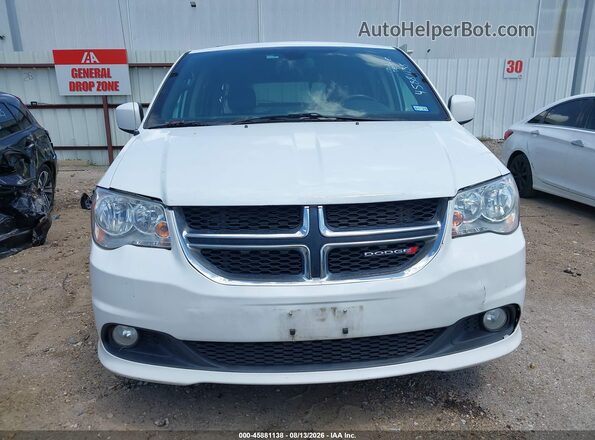 2C4RDGCG0JR328670 2018 DODGE GRAND CARAVAN White ხელსაწყოთა პანელის ხედი