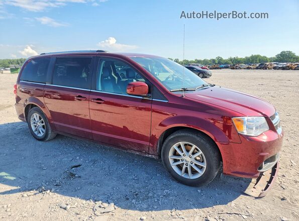 2C4RDGCG0KR620496 2019 DODGE GRAND Maroon Delantero derecho