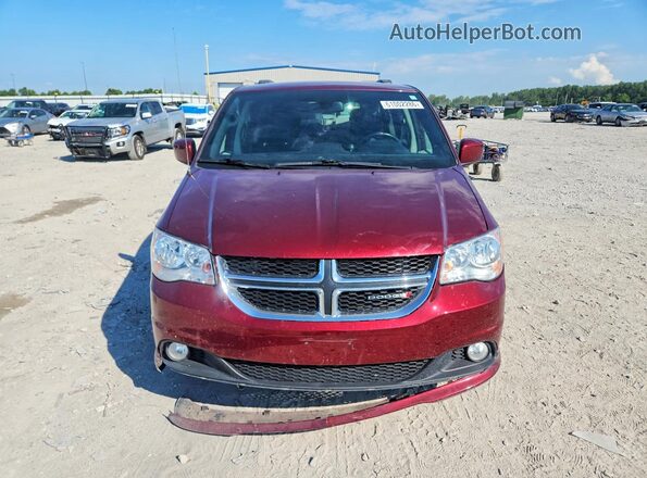 2C4RDGCG0KR620496 2019 DODGE GRAND Maroon Vista frontal