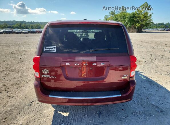 2C4RDGCG0KR620496 2019 DODGE GRAND Maroon Vista trasera
