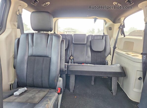 2C4RDGCG0LR161651 2020 DODGE GRAND Black Vista de los asientos traseros