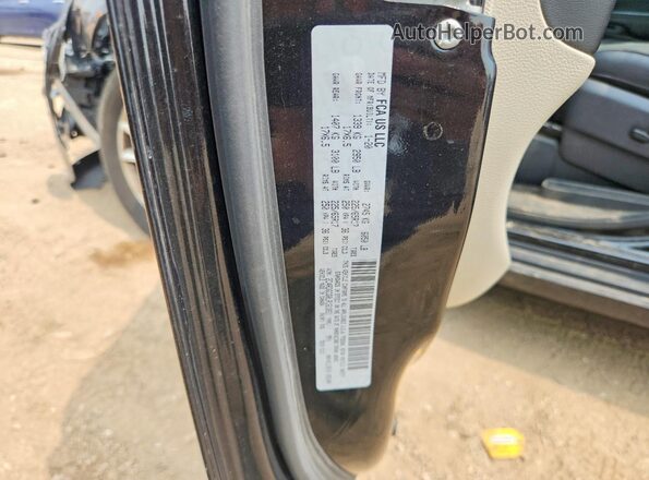 2C4RDGCG0LR161651 2020 DODGE GRAND Black Vista de la etiqueta del VIN