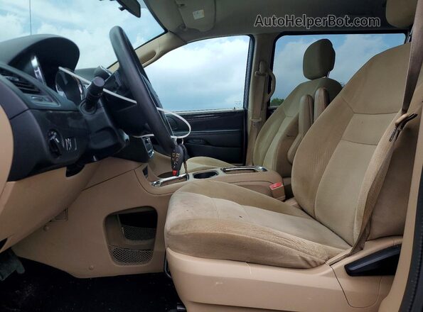 2C4RDGCG1GR277897 2016 DODGE GRAND Black Widok wnętrza z przodu