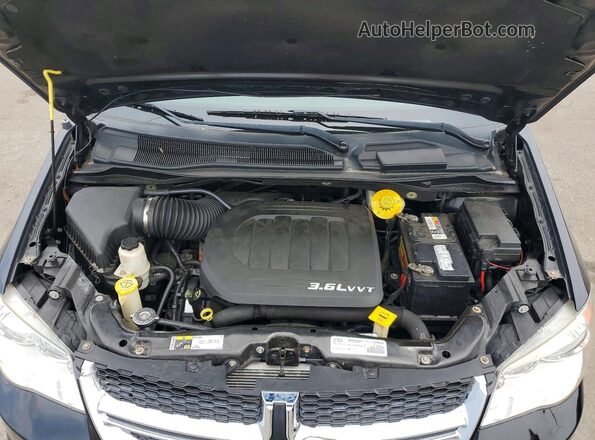2C4RDGCG1GR277897 2016 DODGE GRAND Black Widok komory silnika