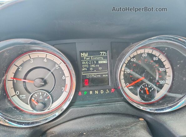 2C4RDGCG1GR339024 2016 DODGE GRAND Black Սարքավորումների վահանակի տեսք