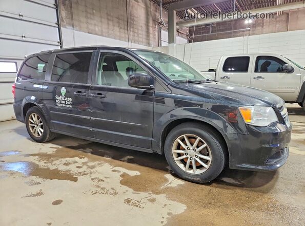 2C4RDGCG1GR380351 2016 DODGE GRAND Black Передня права чверть