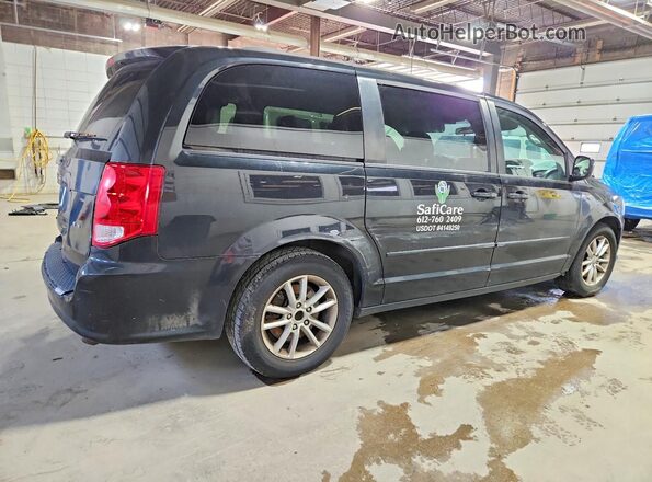 2C4RDGCG1GR380351 2016 DODGE GRAND Black Задня права чверть