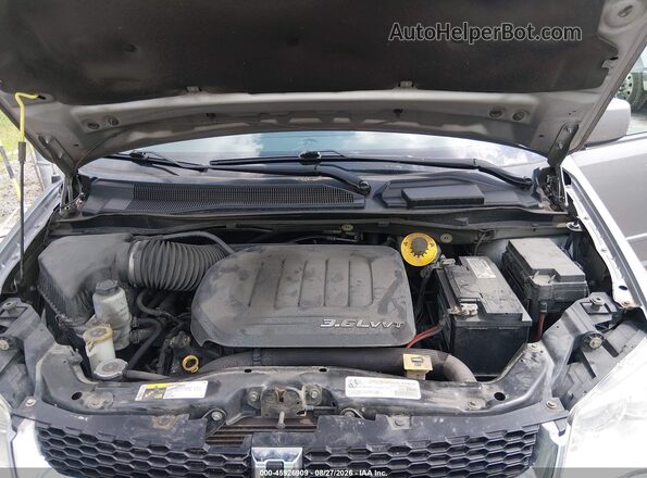 2C4RDGCG1HR589641 2017 DODGE GRAND CARAVAN Silver Vista trasera
