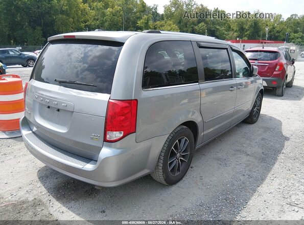2C4RDGCG1HR589641 2017 DODGE GRAND CARAVAN Silver Trasero derecho