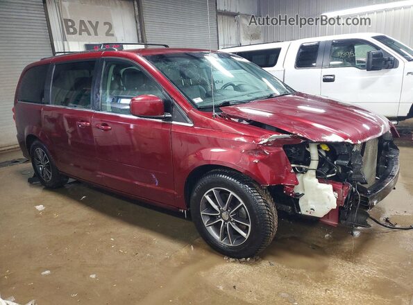 2C4RDGCG1HR786373 2017 DODGE GRAND Maroon წინა მარჯვენა
