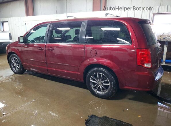2C4RDGCG1HR786373 2017 DODGE GRAND Maroon უკანა მარცხენა