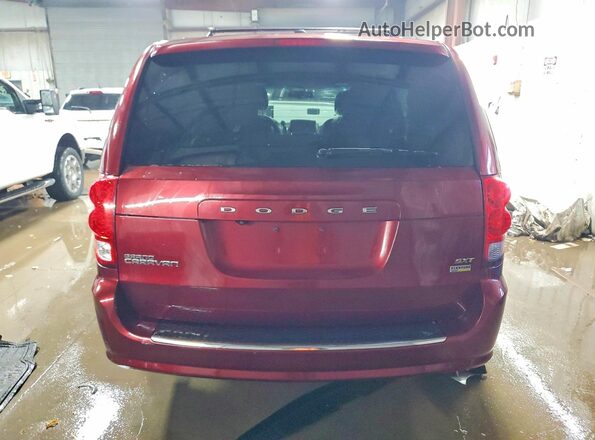 2C4RDGCG1HR786373 2017 DODGE GRAND Maroon უკანა ხედი