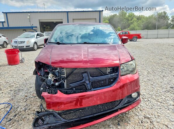 2C4RDGCG1JR191609 2018 DODGE GRAND Красный Вид спереди