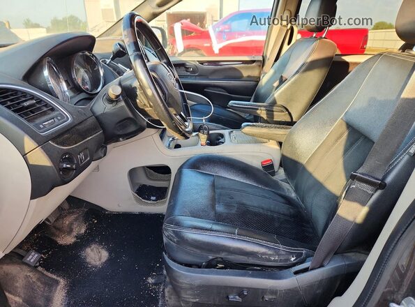 2C4RDGCG1JR192372 2018 DODGE GRAND Gray Front interior view