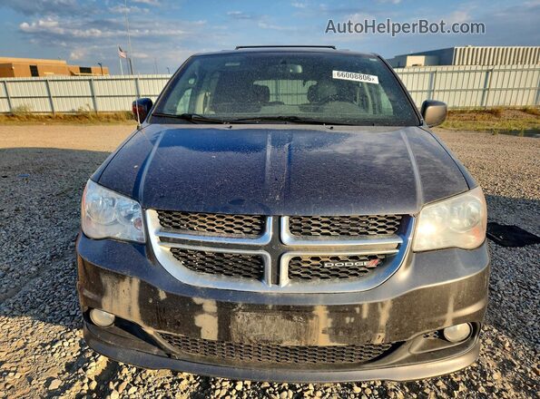 2C4RDGCG1JR192372 2018 DODGE GRAND Gray Front view