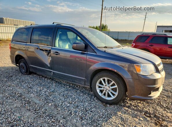 2C4RDGCG1JR192372 2018 DODGE GRAND Gray Front right