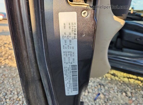 2C4RDGCG1JR192372 2018 DODGE GRAND Gray VIN sticker view