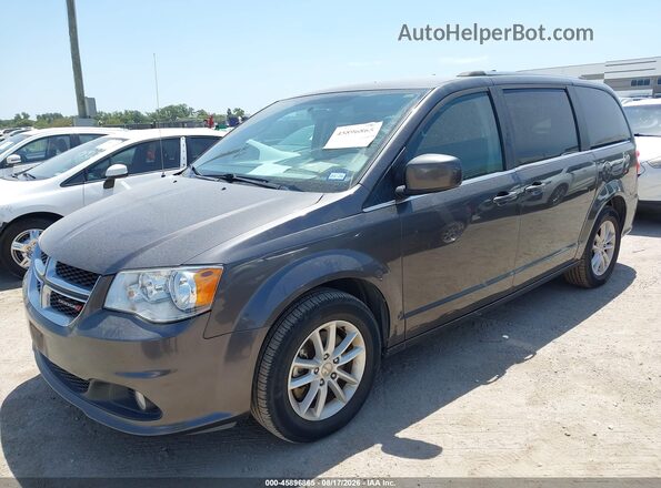 2C4RDGCG1JR205105 2018 DODGE GRAND CARAVAN Gray Դիմացի տեսք