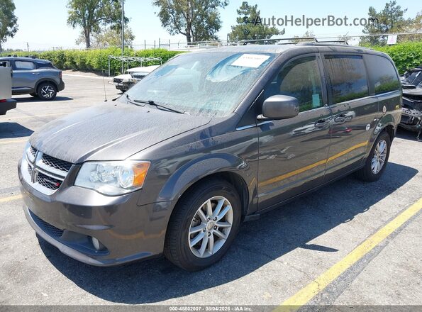 2C4RDGCG1JR208991 2018 DODGE GRAND CARAVAN Gray Передня ліва чверть