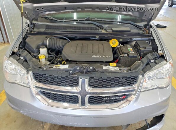 2C4RDGCG1JR283397 2018 DODGE GRAND Gray ძრავის განყოფილების ხედი