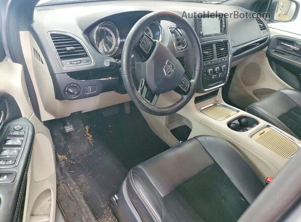 2C4RDGCG1JR283397 2018 DODGE GRAND Gray წინა პანელის ხედი