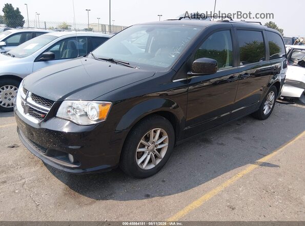 2C4RDGCG1JR325146 2018 DODGE GRAND CARAVAN Black Vista tres cuartos delantera izquierda
