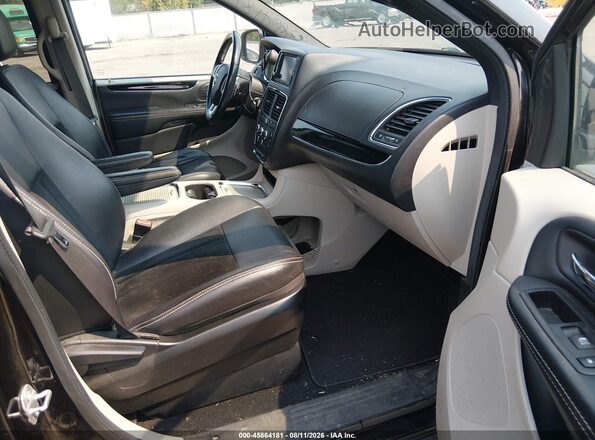 2C4RDGCG1JR325146 2018 DODGE GRAND CARAVAN Black Vista interior delantera
