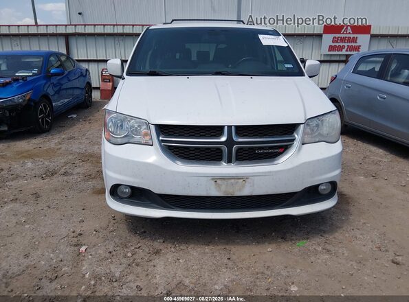 2C4RDGCG1JR326054 2018 DODGE GRAND CARAVAN White Instrument cluster view