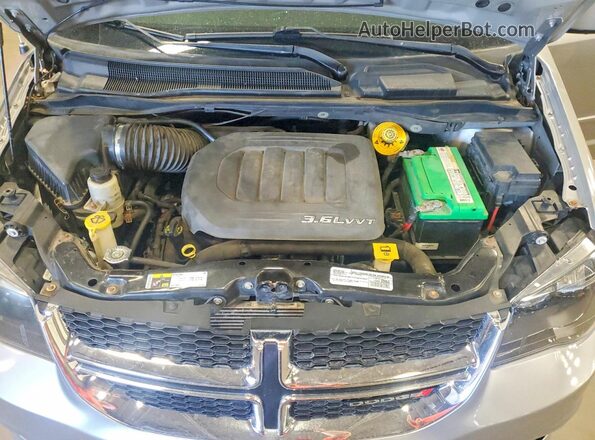 2C4RDGCG2GR168154 2016 DODGE GRAND Silver ძრავის განყოფილების ხედი
