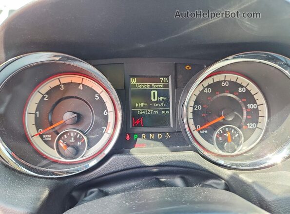 2C4RDGCG2GR178215 2016 DODGE GRAND White ხელსაწყოთა პანელის ხედი