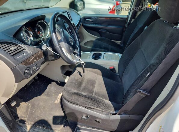2C4RDGCG2GR178215 2016 DODGE GRAND White წინა სალონის ხედი