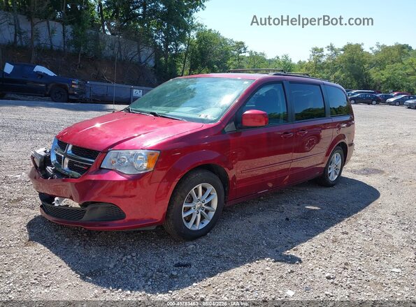 2C4RDGCG2GR312236 2016 DODGE GRAND CARAVAN Red Front left