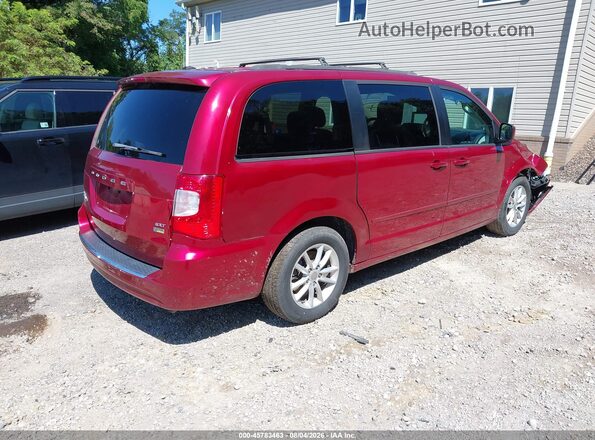 2C4RDGCG2GR312236 2016 DODGE GRAND CARAVAN Red Rear right