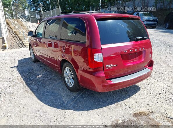 2C4RDGCG2GR312236 2016 DODGE GRAND CARAVAN Red Rear left