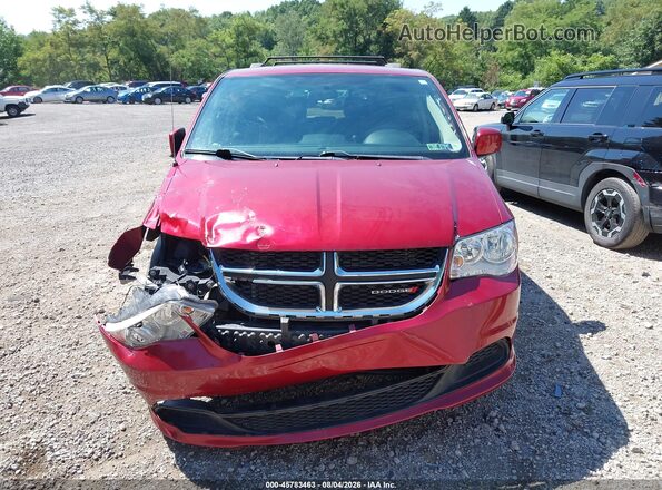 2C4RDGCG2GR312236 2016 DODGE GRAND CARAVAN Red Instrument cluster view