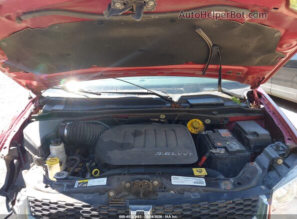 2C4RDGCG2GR312236 2016 DODGE GRAND CARAVAN Red Вид ззаду